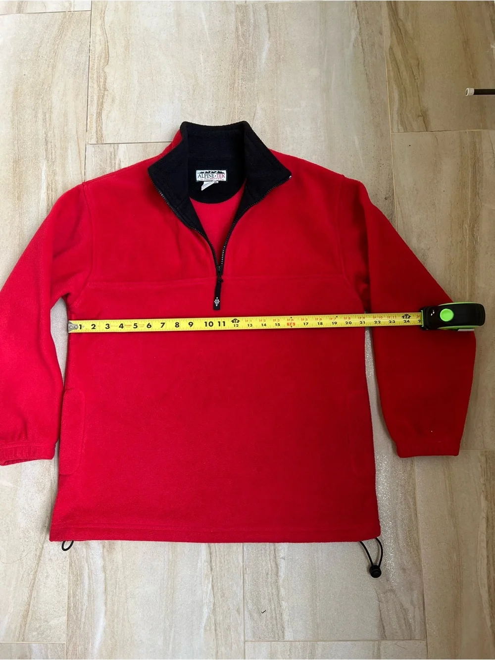 Alpine Tek by Palmetto’s Red Quarter-Zip Fleece Pullover